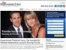 Tablet Screenshot of fernandezfirm.com